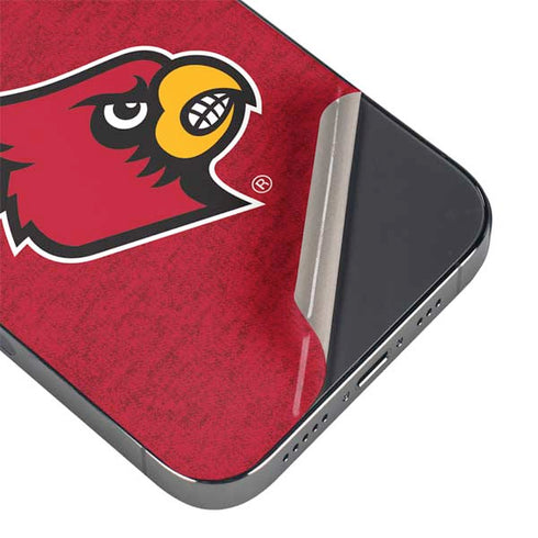 University of Louisville Red Background iPhone 16 Pro Skin